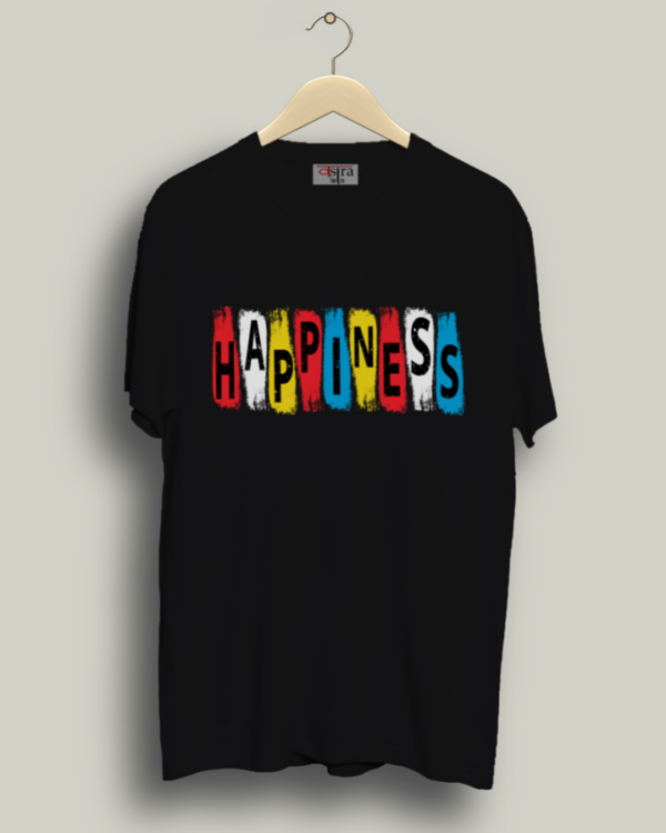 Happiness - Unisex Bengali Graphic printed t-shirt - Image 2
