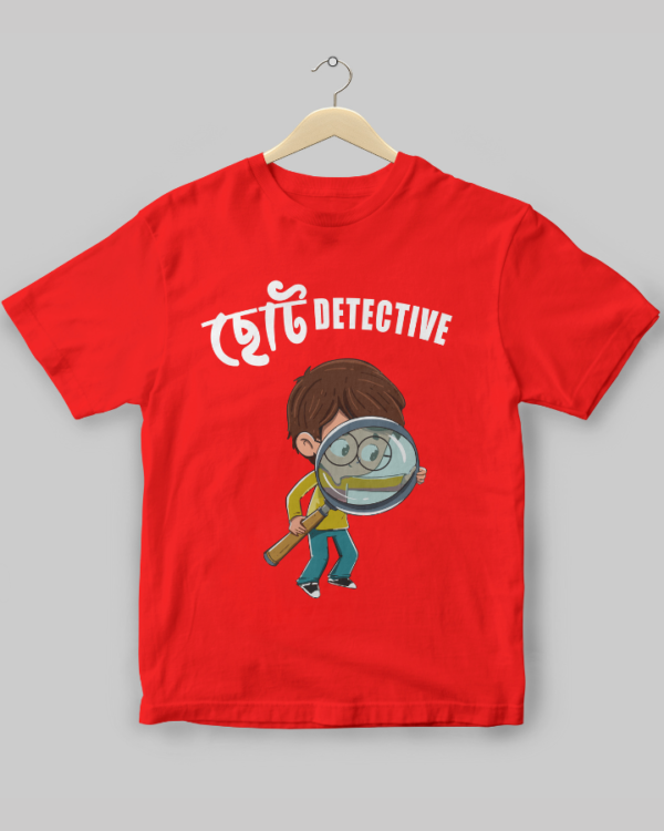 Choto Detective Kids - Unisex Bengali Graphic printed t-shirt - Image 4