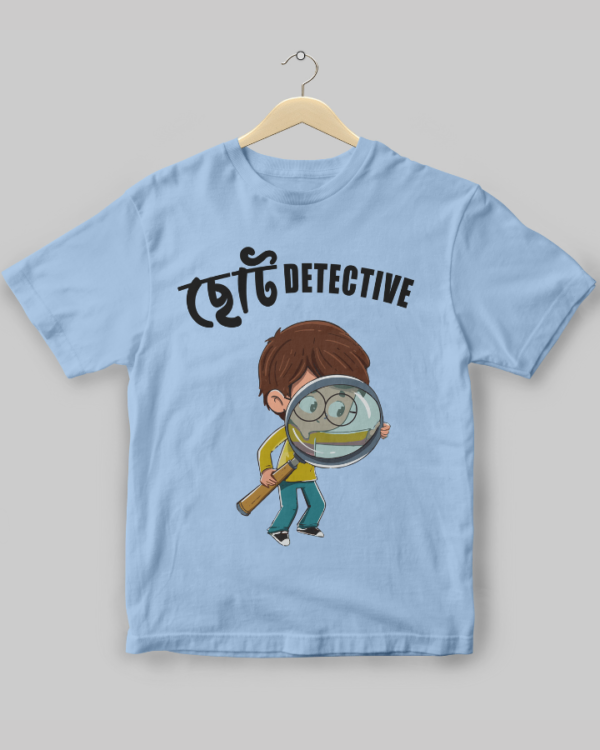 Choto Detective Kids - Unisex Bengali Graphic printed t-shirt - Image 3