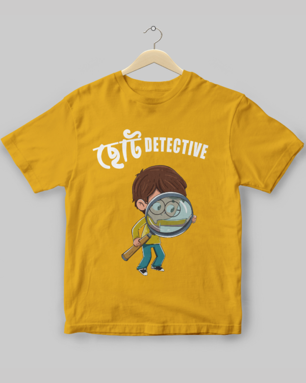Choto Detective Kids - Unisex Bengali Graphic printed t-shirt - Image 2