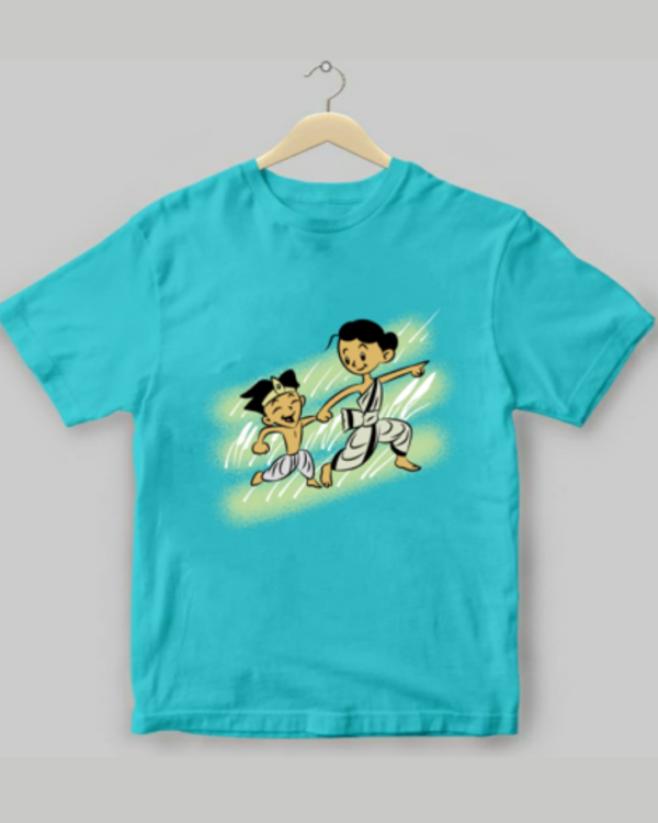 Apu Durga Kids - Unisex Bengali Graphic printed t-shirt - Image 4