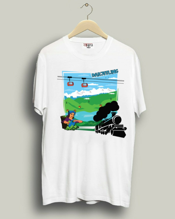 Darjeeling - Unisex Bengali Graphic printed t-shirt - Image 4