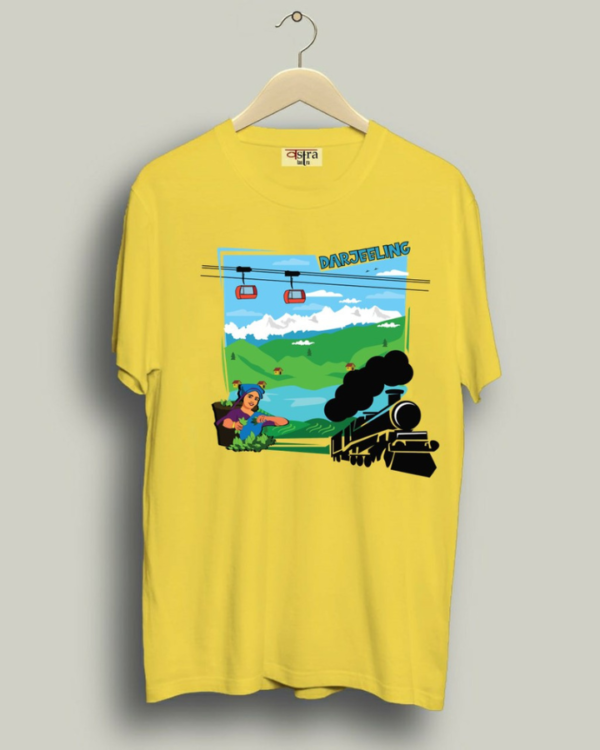 Darjeeling - Unisex Bengali Graphic printed t-shirt - Image 3