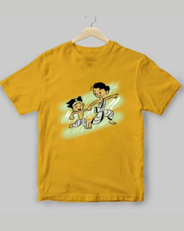 Apu Durga Kids - Unisex Bengali Graphic printed t-shirt - Image 3