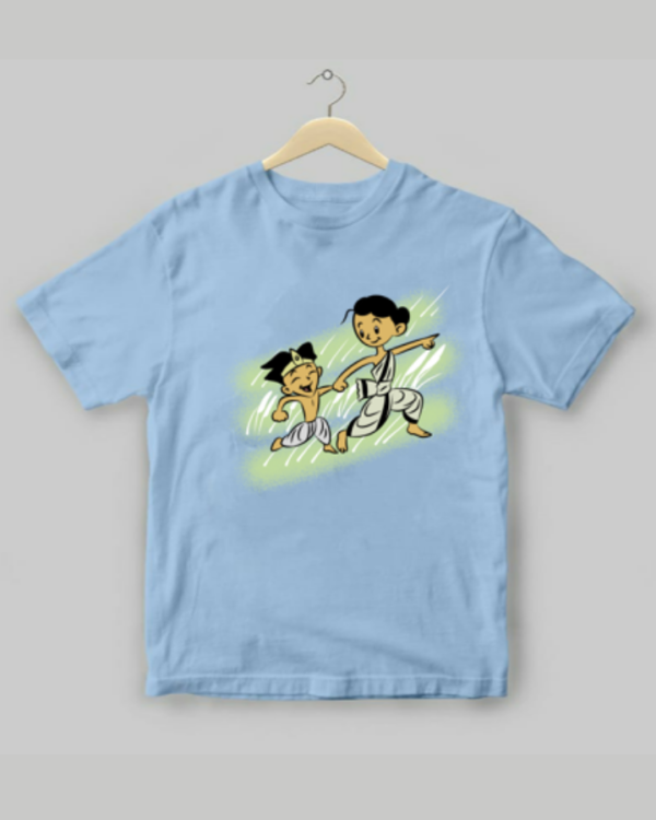 Apu Durga Kids - Unisex Bengali Graphic printed t-shirt - Image 2