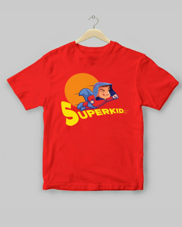 Super Kid Kids - Unisex Bengali Graphic printed t-shirt - Image 4
