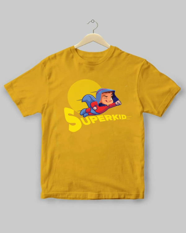 Super Kid Kids - Unisex Bengali Graphic printed t-shirt - Image 3