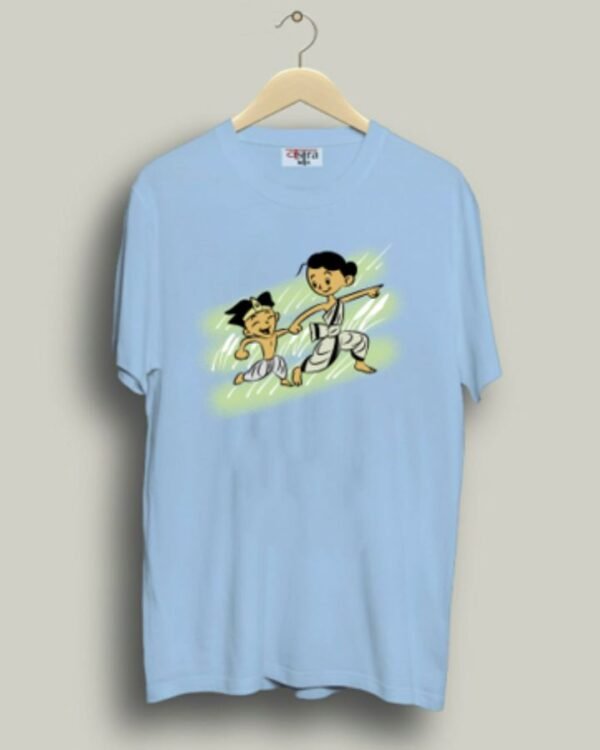 Apu Durga - Unisex Bengali Graphic printed t-shirt - Image 5