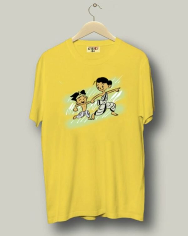 Apu Durga - Unisex Bengali Graphic printed t-shirt - Image 4