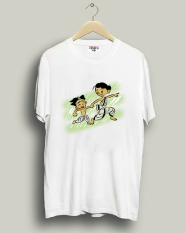 Apu Durga - Unisex Bengali Graphic printed t-shirt - Image 3
