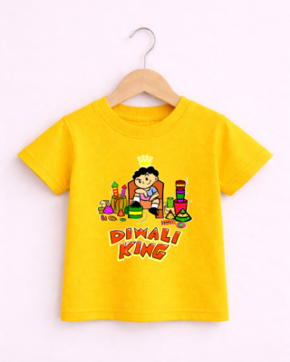 Diwali King Kids - Unisex Bengali Graphic printed t-shirt