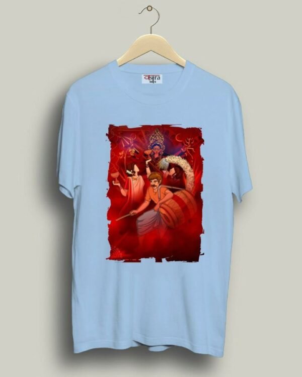 Pujo Elo - Unisex Bengali Graphic printed t-shirt - Image 2