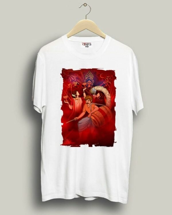 Pujo Elo - Unisex Bengali Graphic printed t-shirt - Image 6