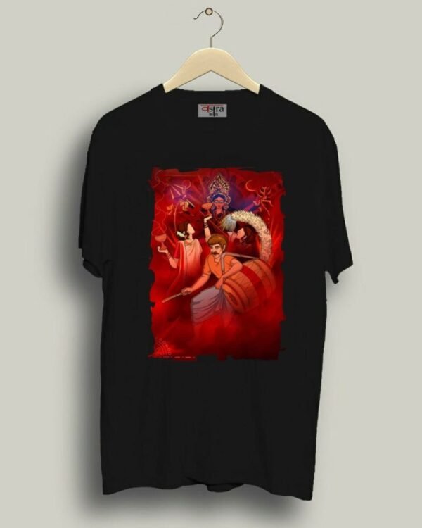 Pujo Elo - Unisex Bengali Graphic printed t-shirt - Image 5