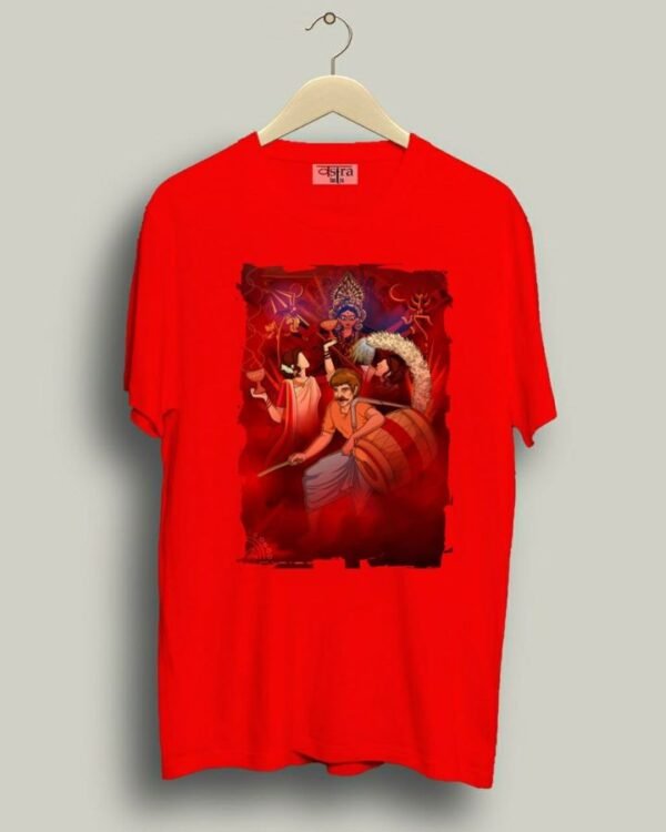 Pujo Elo - Unisex Bengali Graphic printed t-shirt - Image 4