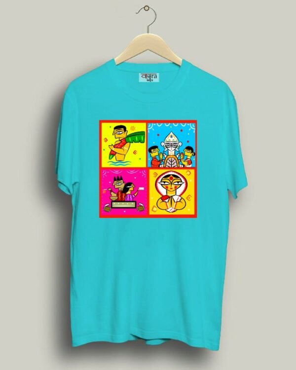 Collage - Unisex Bengali Graphic printed t-shirt - Image 2