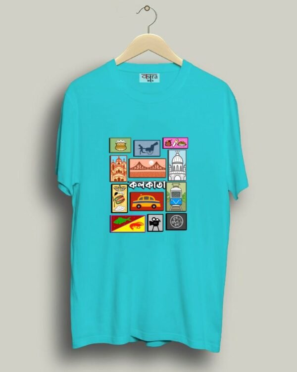 Kolkata Collage - Unisex Bengali Graphic printed t-shirt