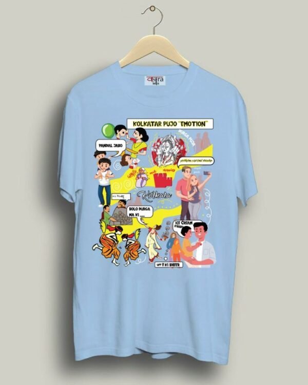 Pujo Mantra - Unisex Bengali Graphic printed t-shirt - Image 6