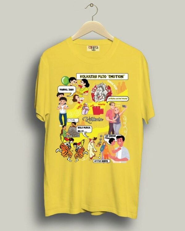 Pujo Mantra - Unisex Bengali Graphic printed t-shirt - Image 8