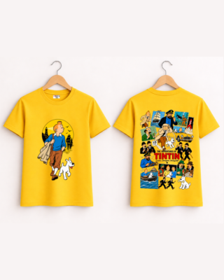 Tintin - Unisex Bengali Graphic printed t-shirt