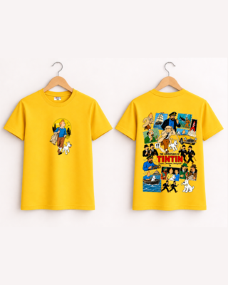 Tintin - Unisex Bengali Graphic printed t-shirt